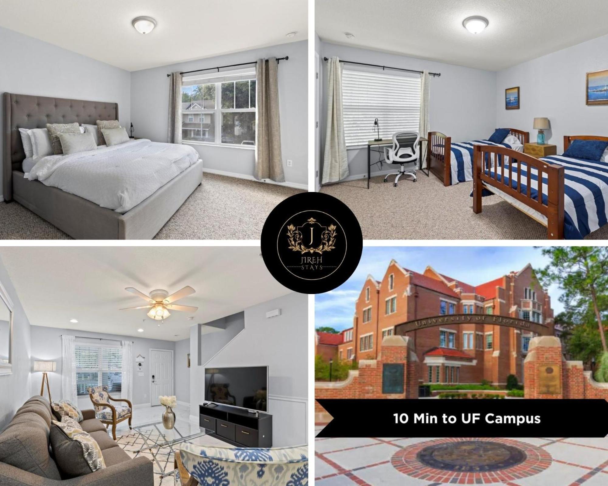 הוילה גיינסוויל King Bed Cozy Townhouse 10 Min From Uf מראה חיצוני תמונה
